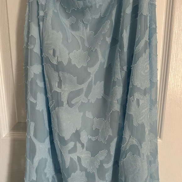 Sea kissed strapless hello Molly light blue maxi dress - Picture 4 of 8